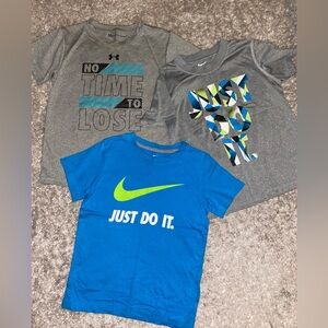 3 Boys Nike/ Under Armour Shirts- 7